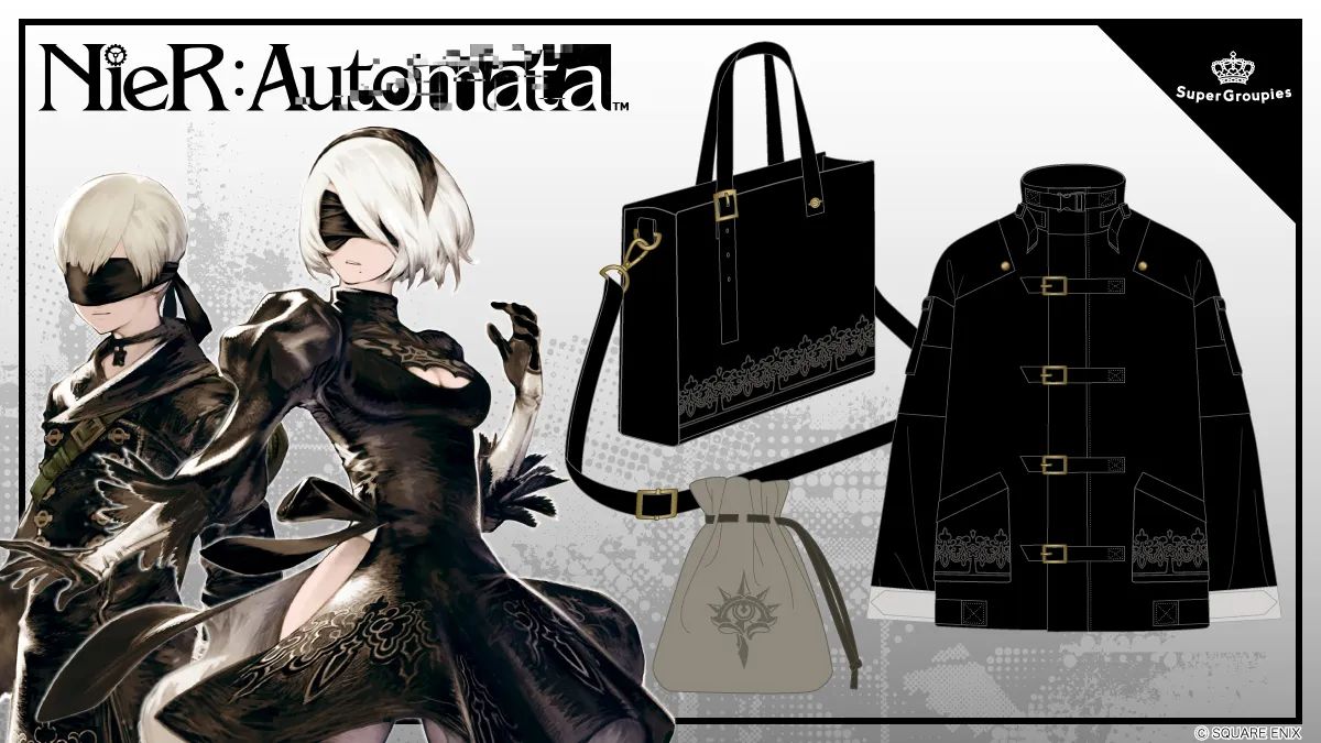 New NieR: Automata SuperGroupies Are 2 Bags and a Jacket